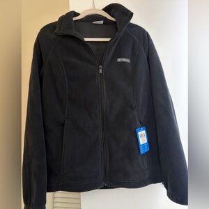 Columbia Charcoal Full-Zip Fleece Jacket